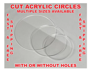 1/16" CUT ACRYLIC CIRCLES