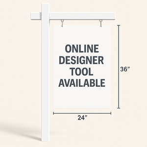 24" X 36" Max Metal Sign 2 Sided
