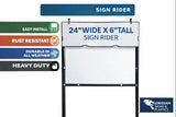 Rider Signs - Max Metal 2 Sided