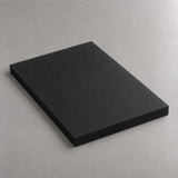 Black 1/2-inch marine HDPE raw sheet