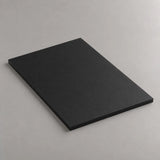 Black 1/4-inch marine HDPE raw sheet