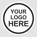 LAMINATED 100 Vinyl Stickers with your logo - Contour Cut Decals Custom logo stickers - logo decals